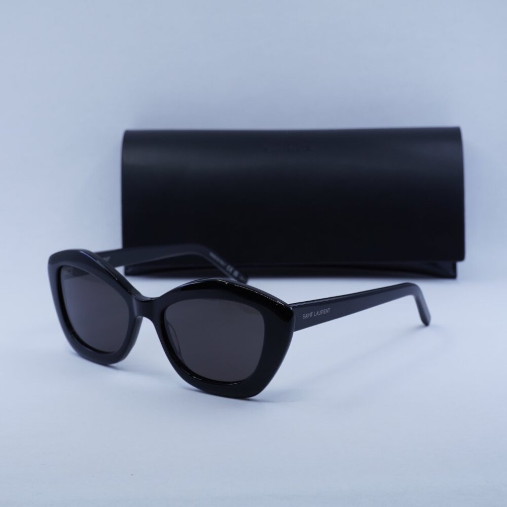 Saint Laurent SL68 001 Cat Eye Sunglasses - Black